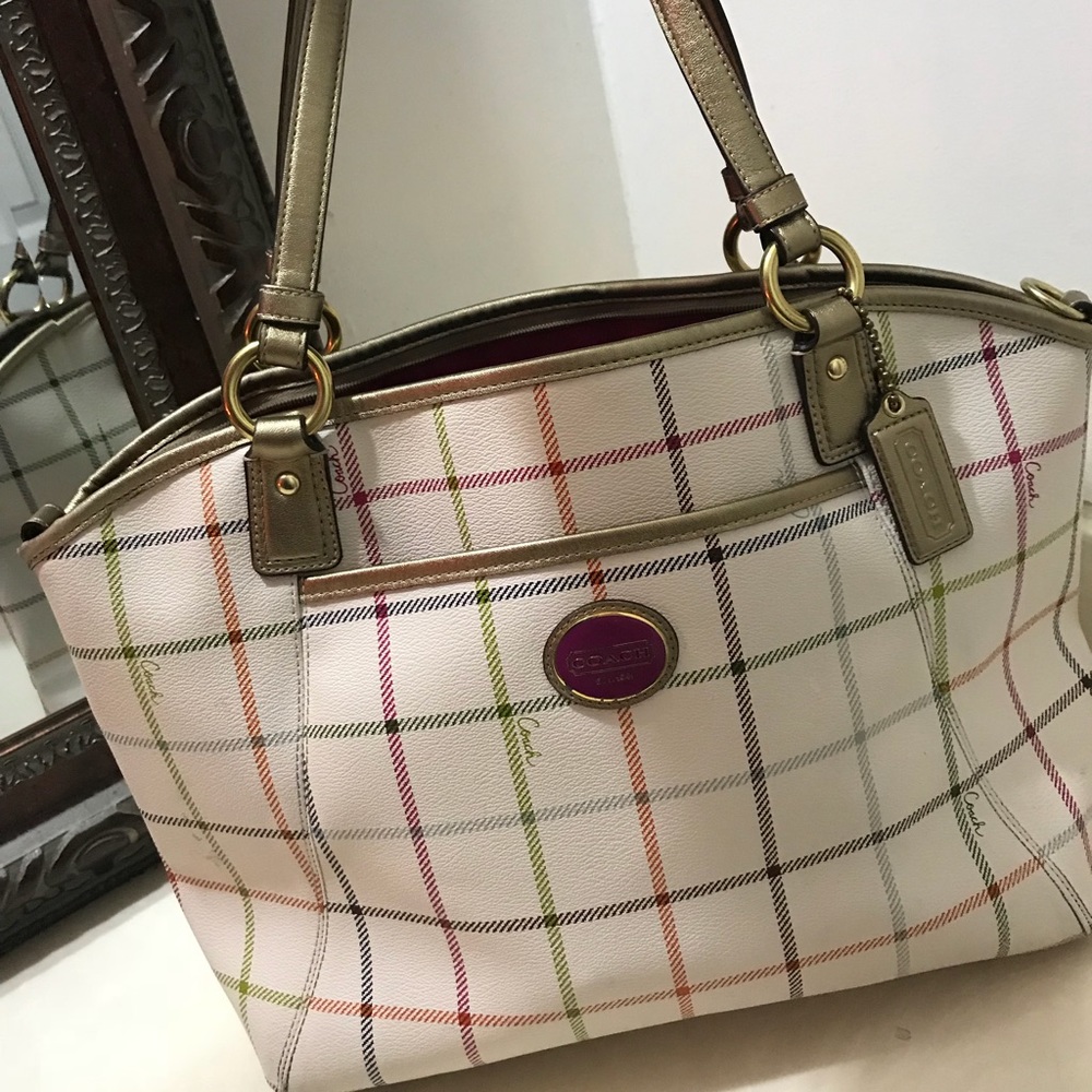 Coach Peyton tattersall Tote